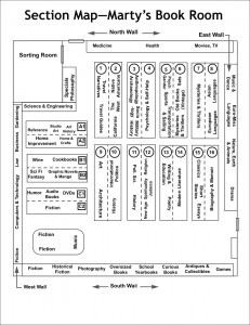 Main Book Sale Room Floor Plan